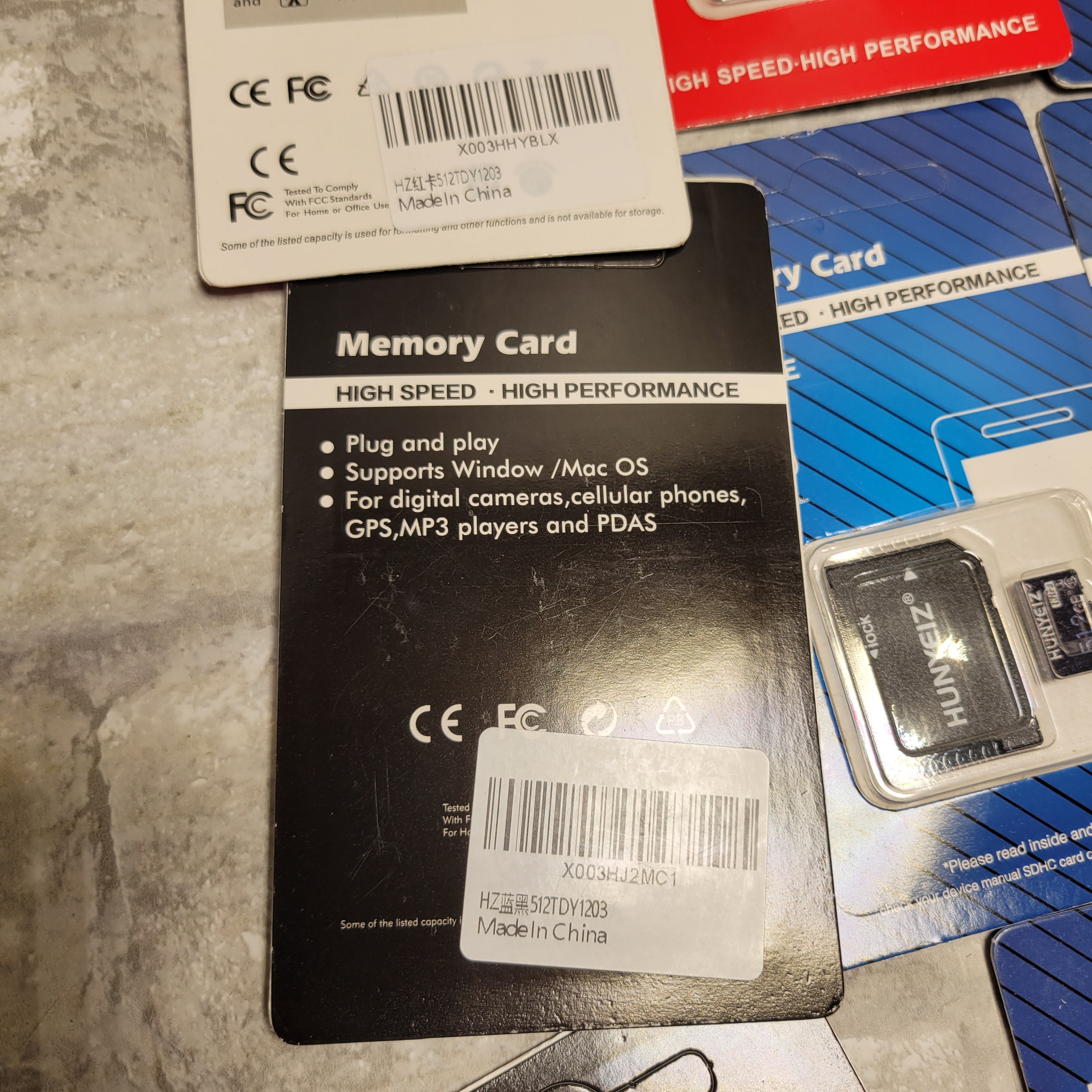 512GB Micro SD Card with Adapter, Lot of 14 (8109837648110)